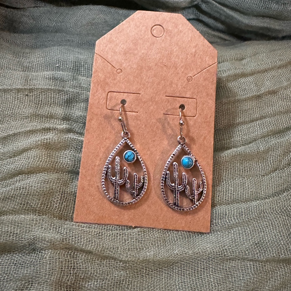 Handmade dangle earrings three pair bundle - Picture 2 of 3
